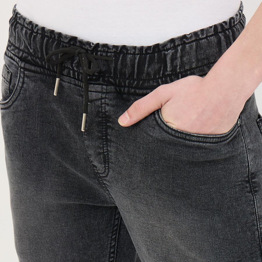 Men's Slim Fit Jeans, Dark Grey, large