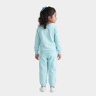 Girls Aqua Round Neck Lounge Hipster Set, एक्वा, small