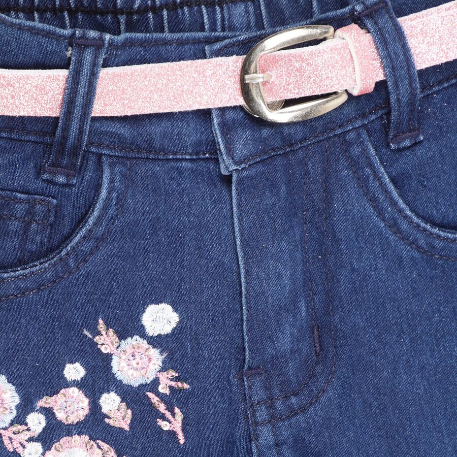 Girls' Jeans, Dark Blue, large image number null