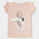 Girls' 100% Cotton T-Shirt , Light Pink, small image number null