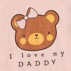 Infants' Pink Cotton Round Neck Casual Vest, Light Pink, small