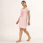 Ladies' Knee Length Nighty , Light Pink, small image number null