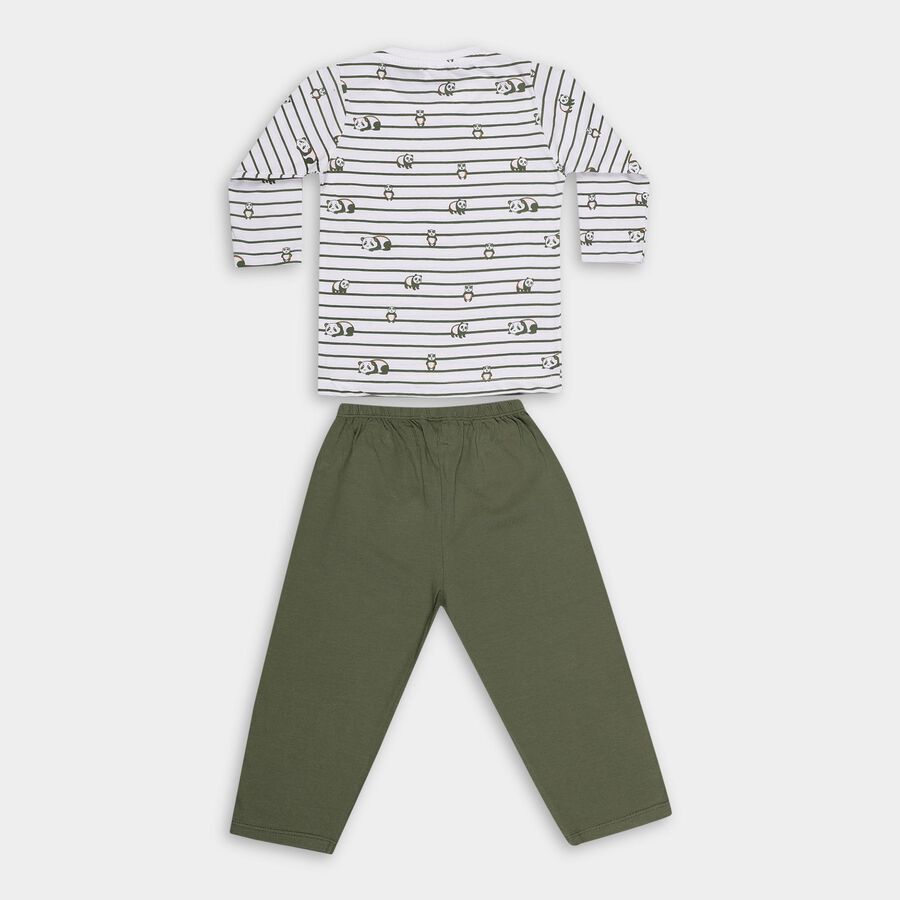 Infants' 100% Cotton Baba Suit , ओलिव, large image number null