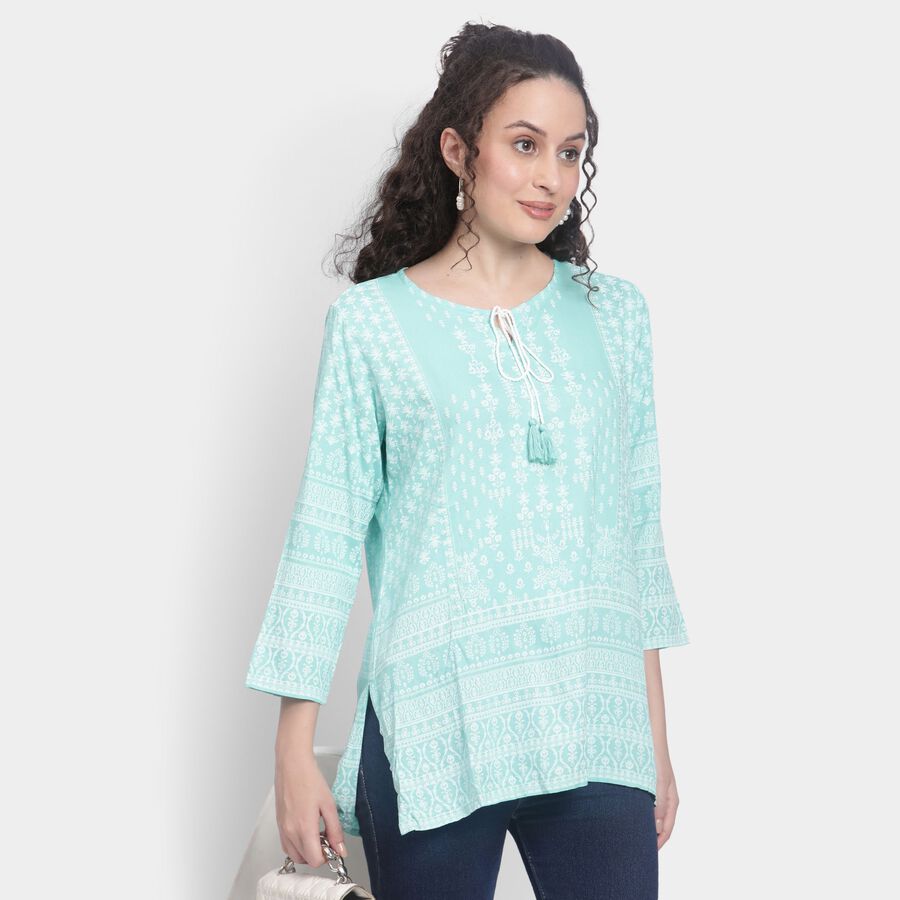 Ladies' Kurti , Aqua, large image number null