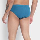 Cotton Solid Brief, Teal Blue, small