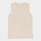 Boys Round Neck T-Shirt, Beige, small image number null