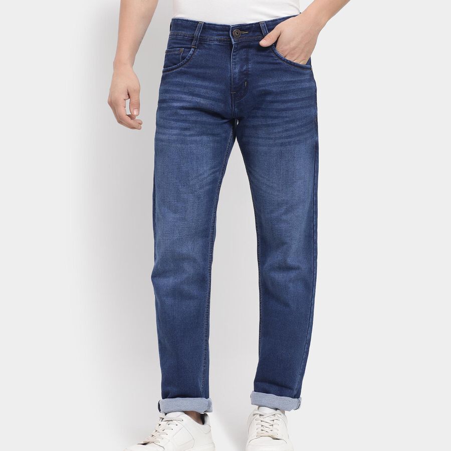 Men's Jeans , Dark Blue, large image number null