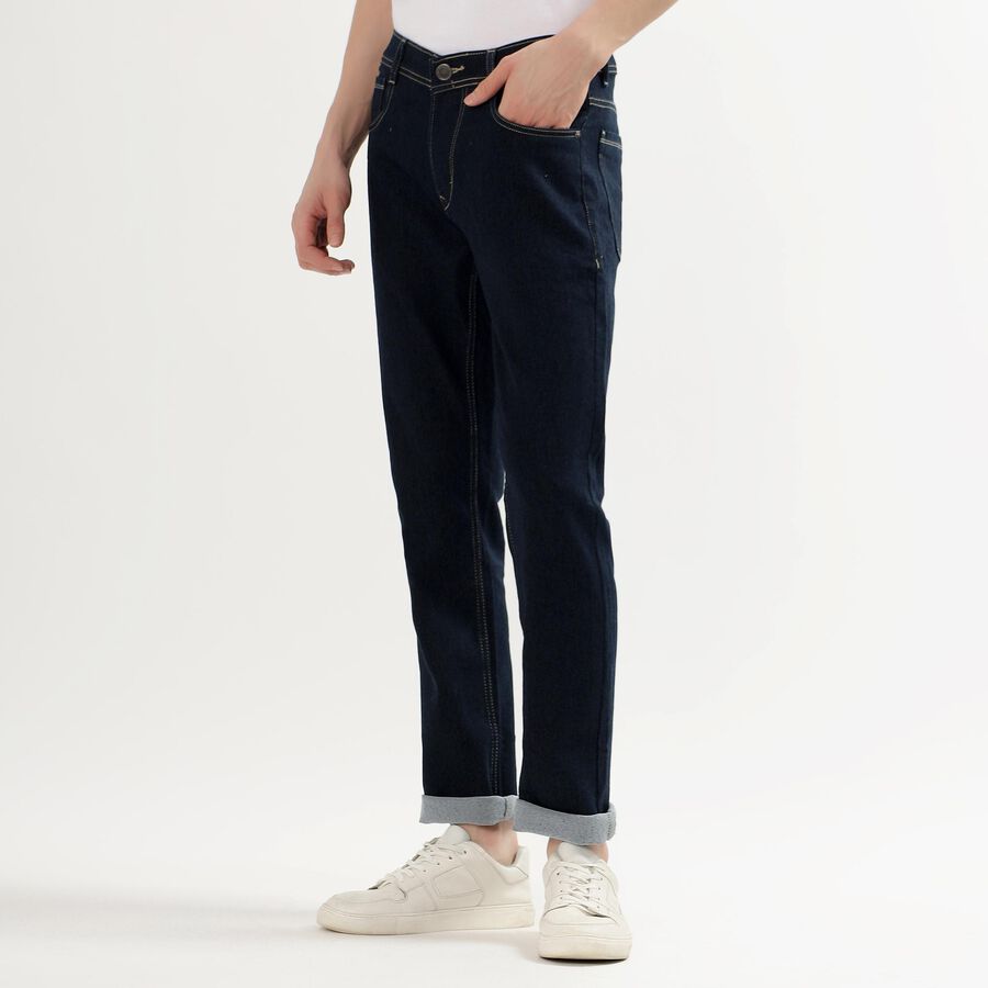 Men's Slim Fit Jeans, Mid Blue, large image number null