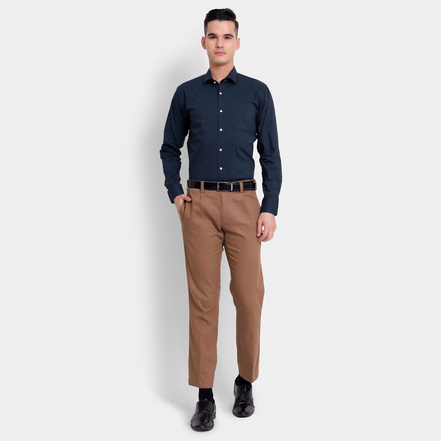 Men's Formal Shirt , Teal Blue, large image number null