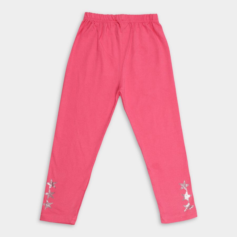 Girls' Legging, Pink, large image number null