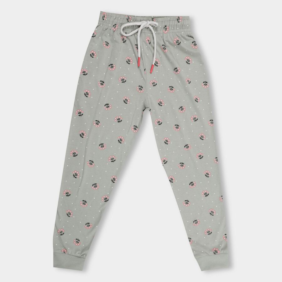 Girls' Pyjamas , हल्का हरा, large image number null
