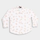 Boys' Cotton Casual Shirt, सफ़ेद, small image number null