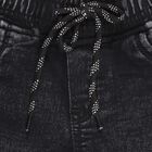 Kids' Washed Black Slim Fit Jogger Jeans, Black, small image number null
