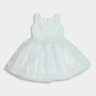 Girls' Frock, हल्का हरा, small image number null