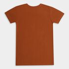Boys' Half Sleeves T-Shirt , Brown, small image number null