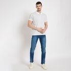 Men's 100% Cotton Collared Half Sleeves T-Shirt , सफ़ेद, small image number null