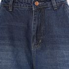 Ladies' 100% Cotton Jeans, Dark Blue, small image number null