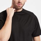 Solid Round Neck T-Shirt, Black, small image number null