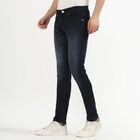Men's Skinny Jeans, गहरा नीला, small image number null