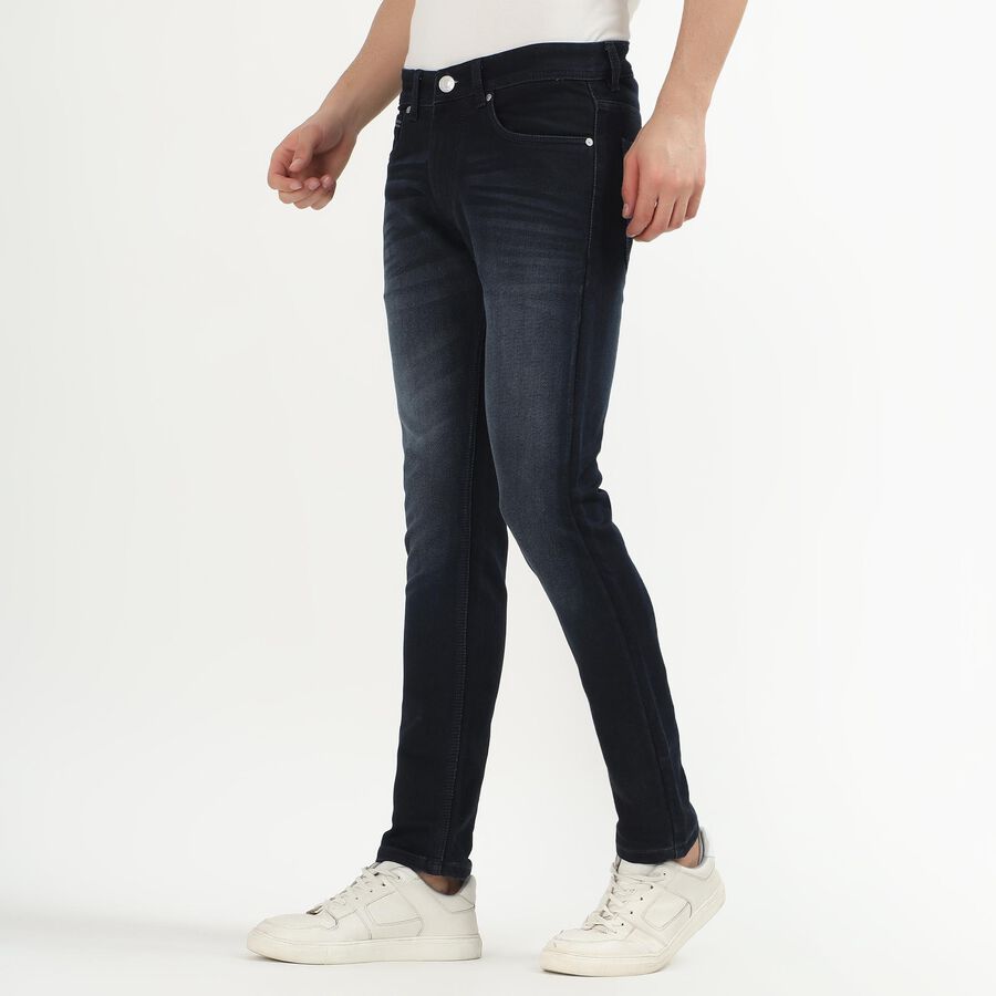 Men's Skinny Jeans, गहरा नीला, large image number null
