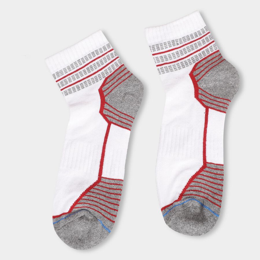 Men's Socks (Pack of 3), Dark Grey, large image number null