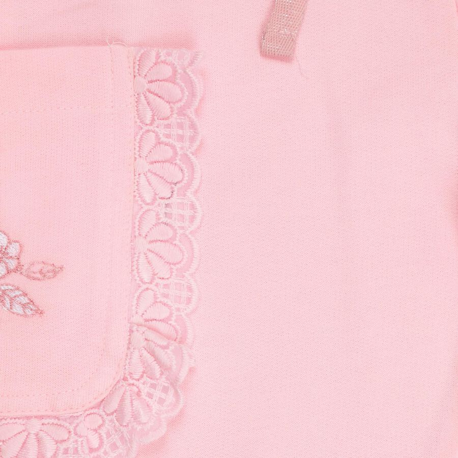 Girls' Pyjama, हल्का गुलाबी, large