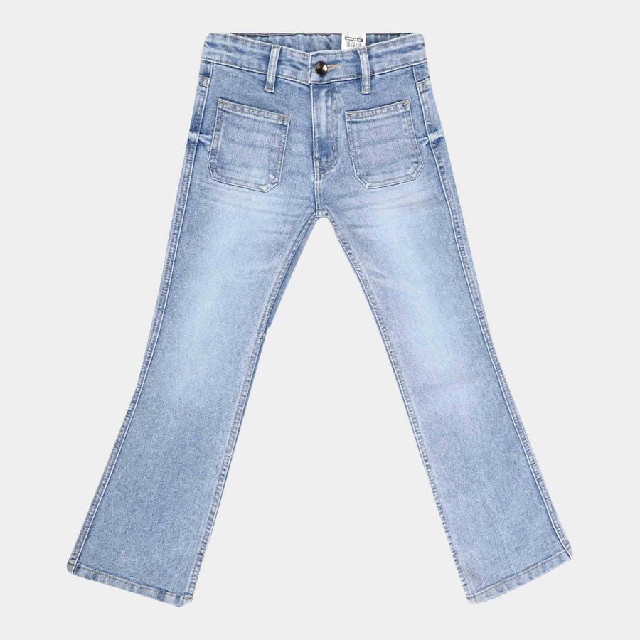 Girls' Jeans, Light Blue, large image number null