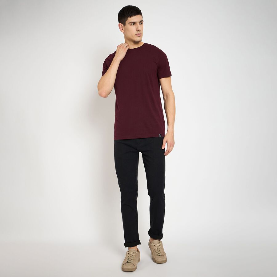 Men's Slim Fit Jeans, Black, large image number null