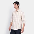 Men's Casual Shirt, Beige, small image number null