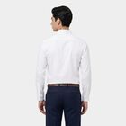 Men's White Regular Fit Formal Shirt, सफ़ेद, small