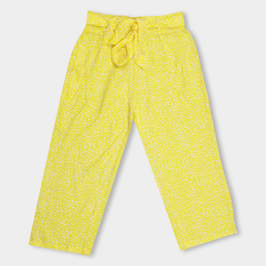 Girls' Capris , Yellow, large image number null