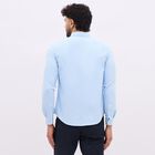 Men's Bright Aqua Classic Slim Fit Casual Shirt, Aqua, small