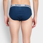 Cottton Solid Brief, Teal Blue, small