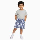 Boys' 100% Cotton Bermuda, Mid Blue, small