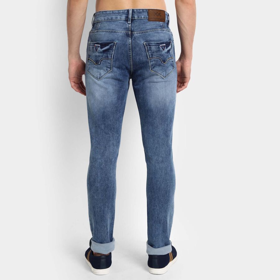 Classic 5 Pocket Slim Fit Jeans, Dark Blue, large image number null