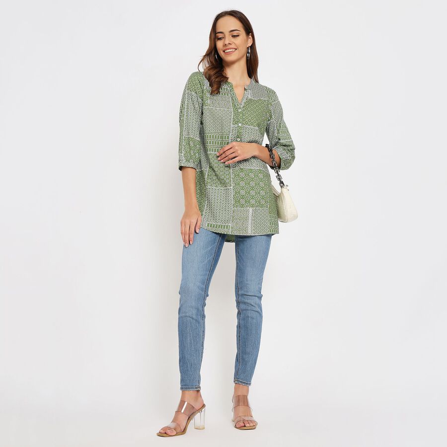 Ladies' Kurti , Olive, large image number null