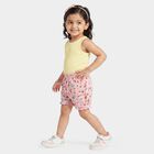 Girls Pink Regular Fit Printed Bloomer, हल्का गुलाबी, small