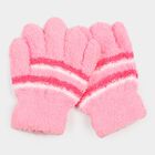 Girls' Gloves, हल्का गुलाबी, small