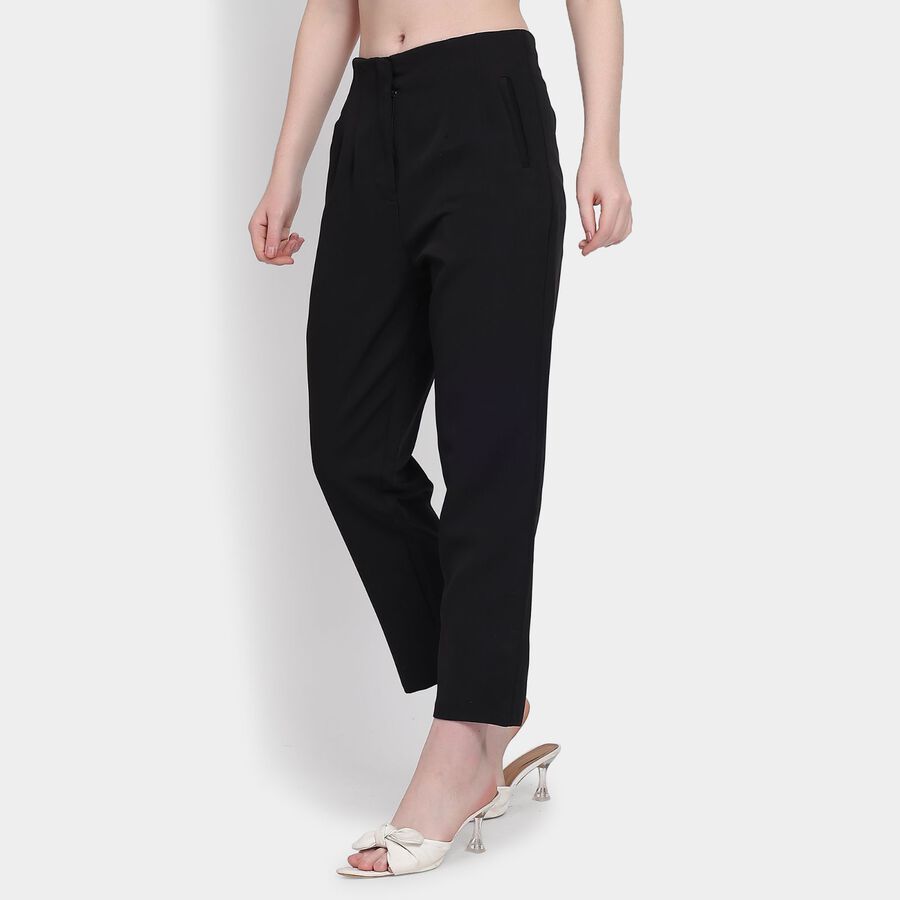 Ladies' Trousers, काला, large image number null