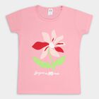 Girl's T-Shirt, गुलाबी, small image number null