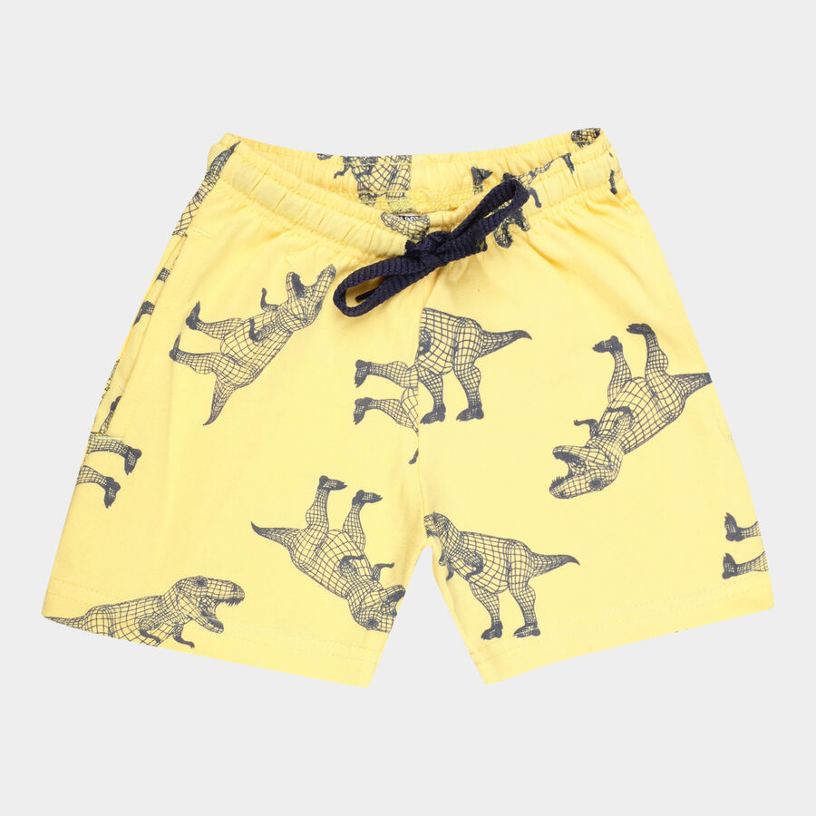 Boys All Over Print Bermuda, Yellow, large image number null