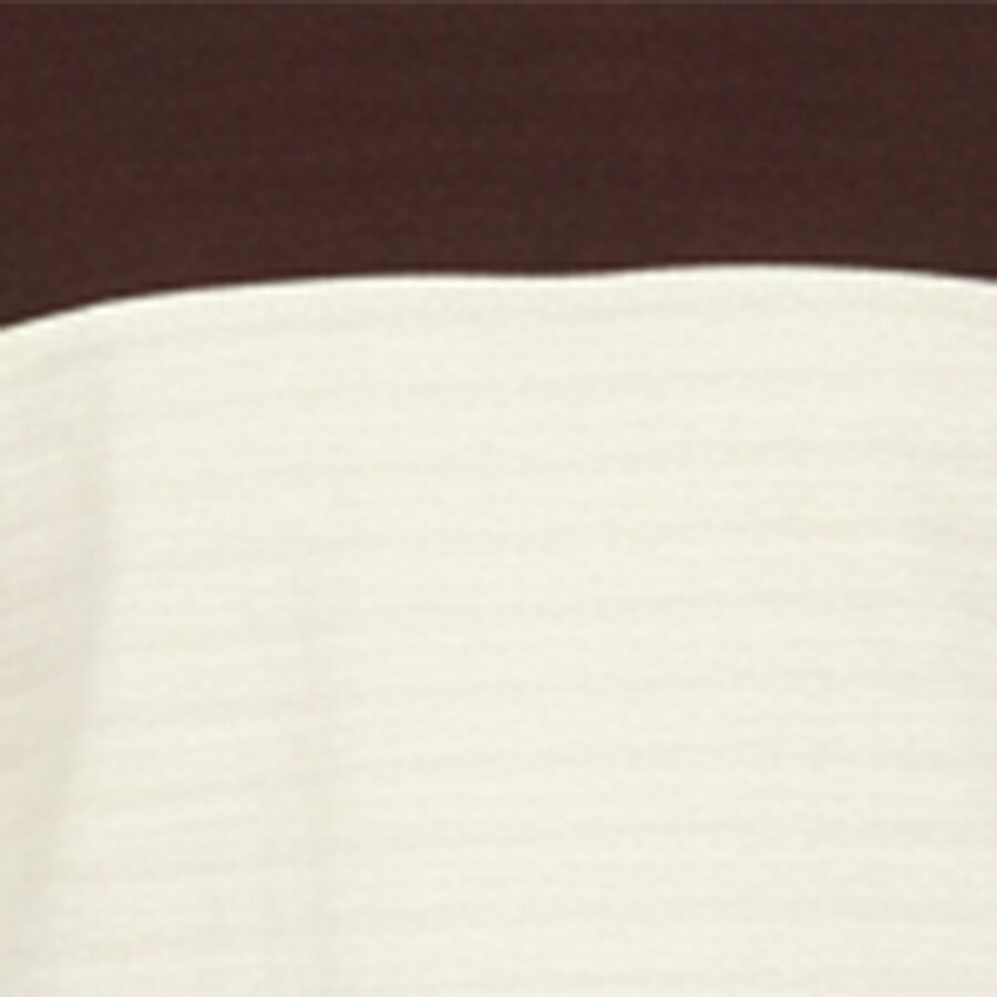 Boys' Brown and Beige Round Neck Casual T-Shirt, Brown, large image number null