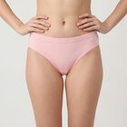Women's Pink Regular Fit Solid Panty, Fuchsia, small