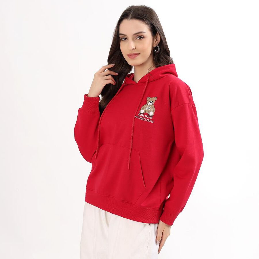 Ladies' Sweatshirt, रानी (फ्यूशिया), large image number null