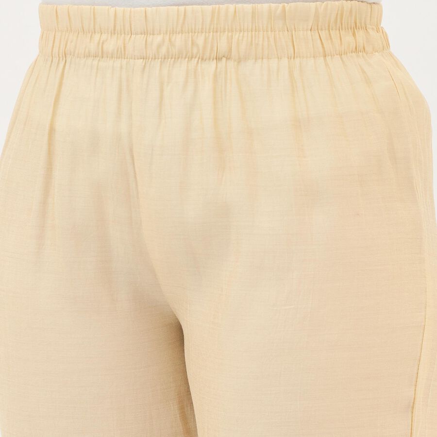 Women's Light Beige Floral Printed Ethnic Set, Purple, large image number null