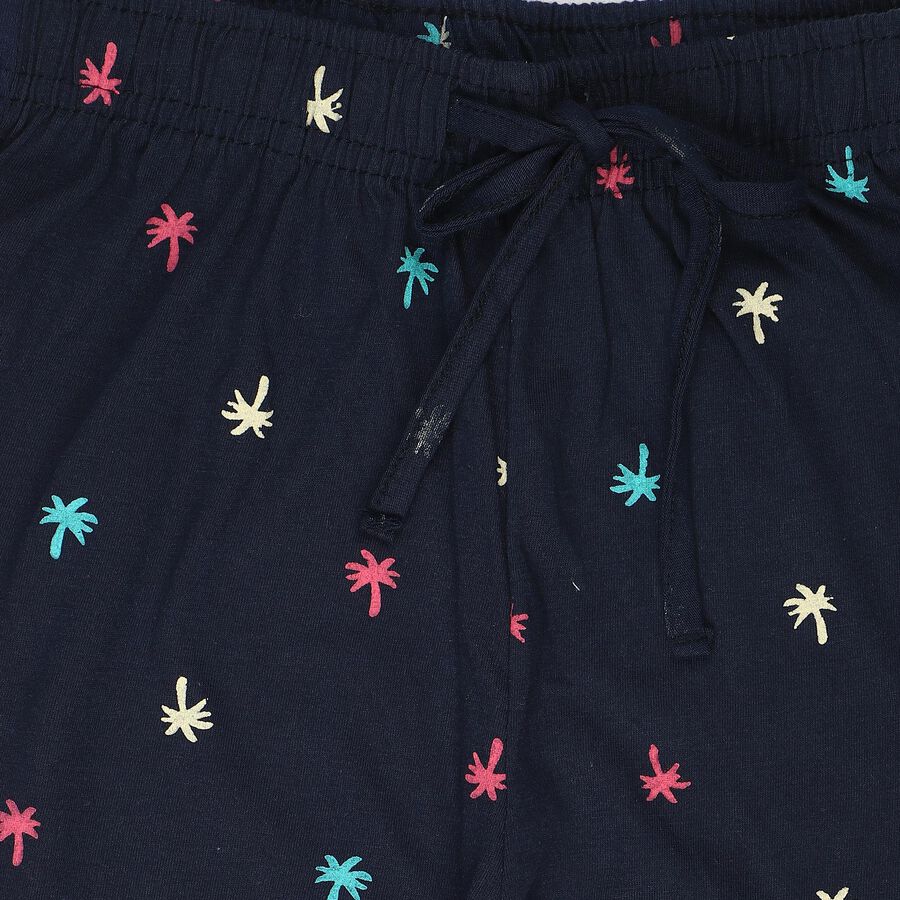 Girls' Pyjama, नेवी ब्लू, large