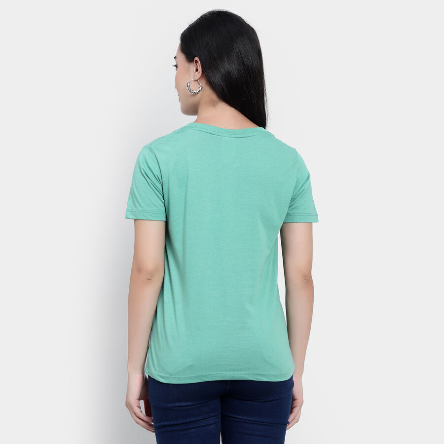 Round Neck T-Shirt, Light Green, large image number null
