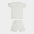 Boys Baba Suit, Melange Light Grey, small image number null