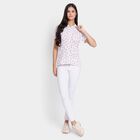 Ladies' Cotton Polo T-Shirt, ऑफ व्हाइट, small image number null