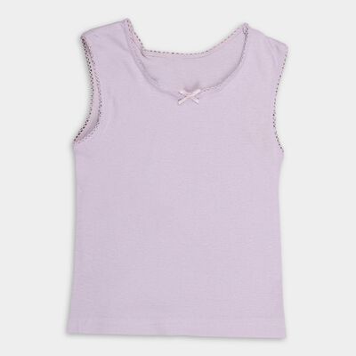 Girls' 100% Cotton Spaghetti Vest 